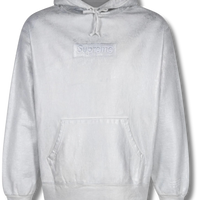 Supreme MM6 Maison Margiela Foil Box Logo Hooded Sweatshirt White