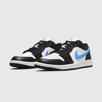 Jordan 1 Low Black University Blue White (Women's)