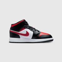 Air Jordan 1 Mid Black Fire Red (GS)