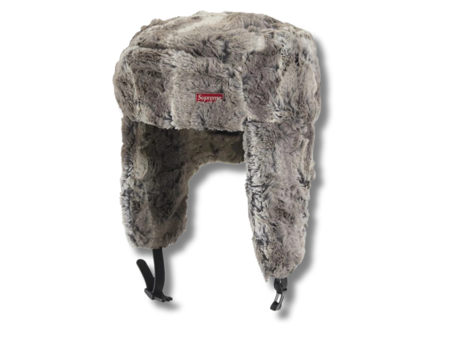 Supreme Ushanka Hat Grey