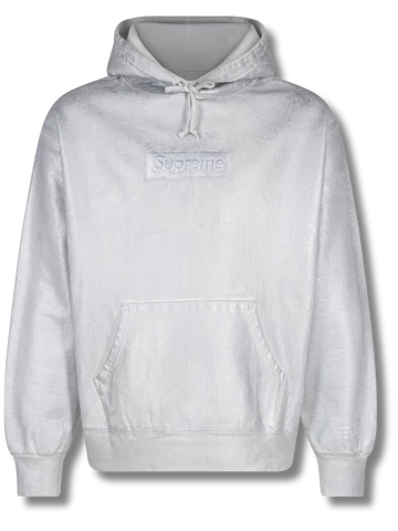 Supreme MM6 Maison Margiela Foil Box Logo Hooded Sweatshirt White