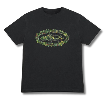 corteiz christmass alcatraz logo tee