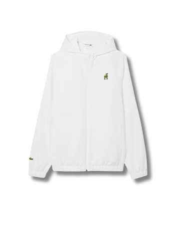 Giacca con cappuccio Lacoste x Novak Djokovic The GOAT