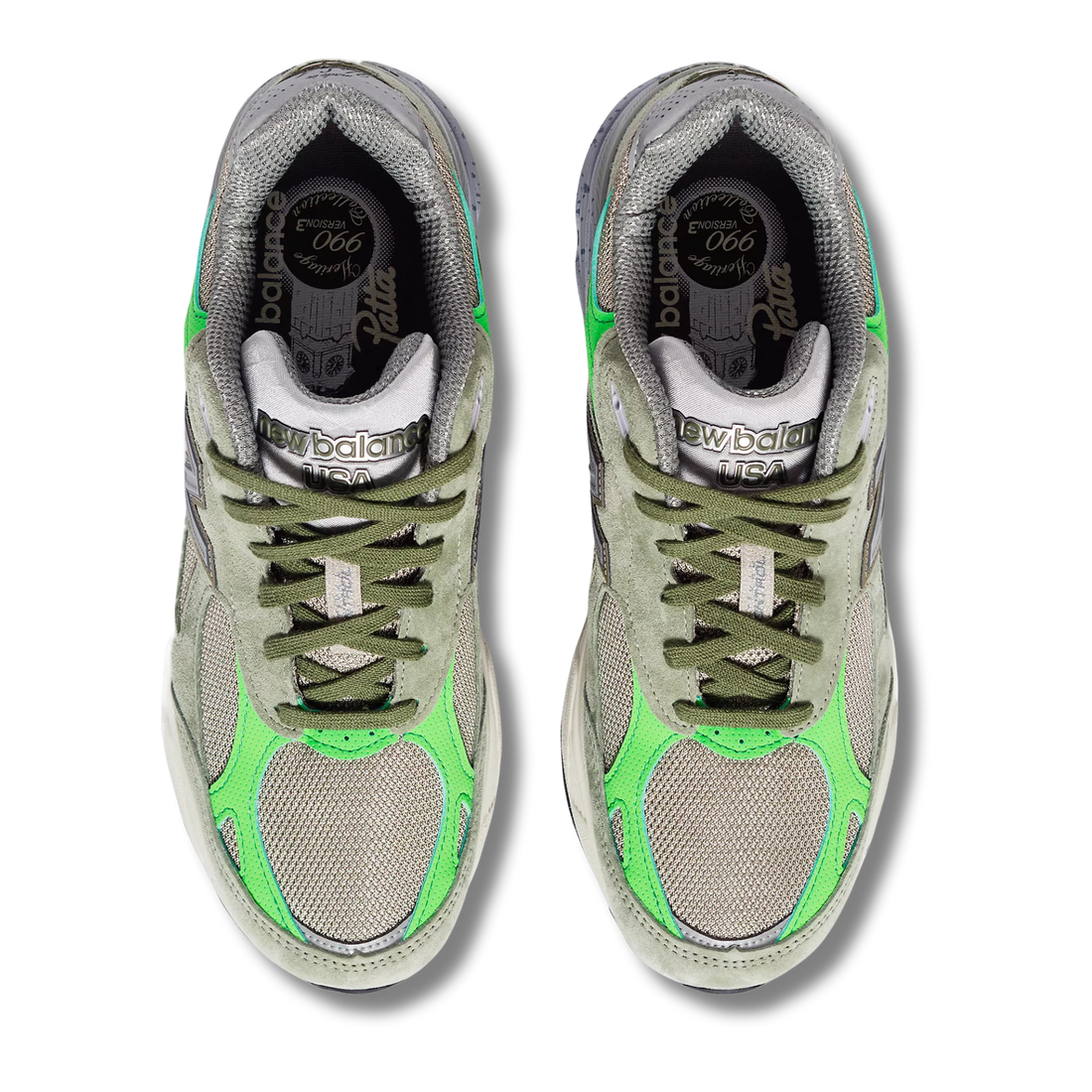 New Balance 990v3 MiUSA Patta Keep Your Family Close