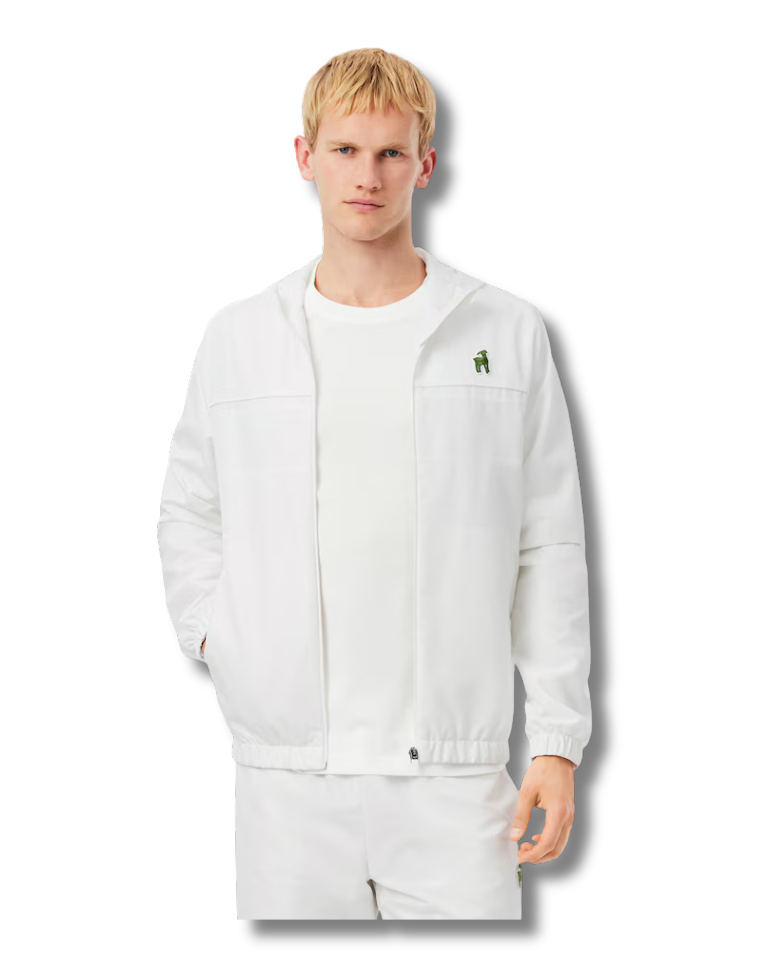 Giacca con cappuccio Lacoste x Novak Djokovic The GOAT