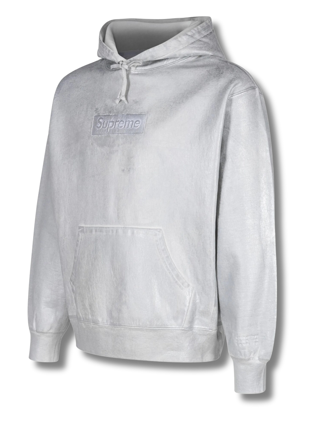 Supreme MM6 Maison Margiela Foil Box Logo Hooded Sweatshirt White