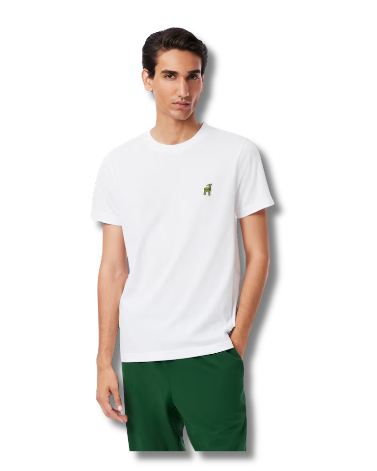 Polo Lacoste x Novak Djokovic The GOAT T-shirt - Bianco