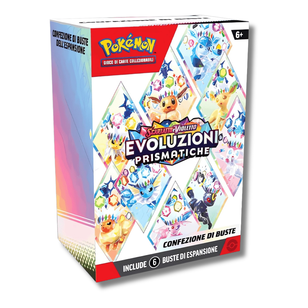 Pokemon Scarlatto e Violetto Evoluzioni Prismatiche Bundle Da 6 Buste (IT)