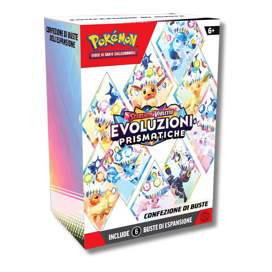 Pokemon Scarlatto e Violetto Evoluzioni Prismatiche Bundle Da 6 Buste (IT)