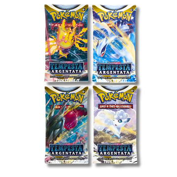 Pokemon Spada e Scudo Tempesta Argentata 1 Busta Artwork Casuale