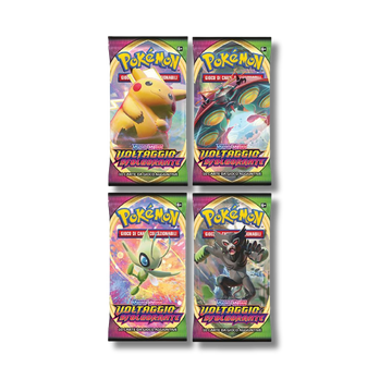 Pokemon Spada e Scudo Voltaggio Sfolgorante 1 Busta Artwork Casuale (IT)