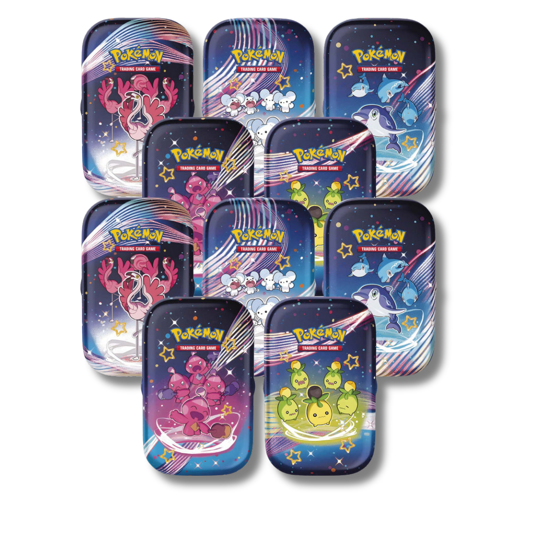 Pokemon Mini Tin da Collezione Destino di Paldea Artwork Casuale (IT)