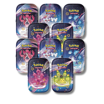 Pokemon Mini Tin da Collezione Destino di Paldea Artwork Casuale (IT)