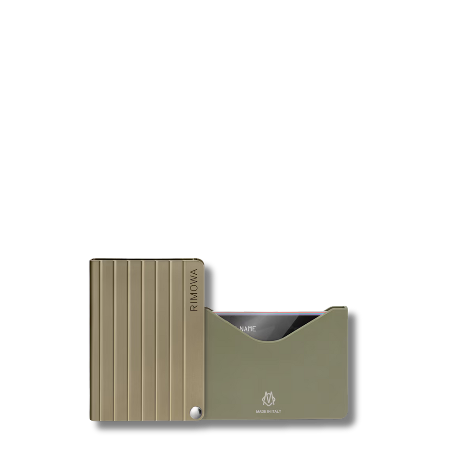 Rimowa Original Small Goods Aluminium Card Holder Titanium