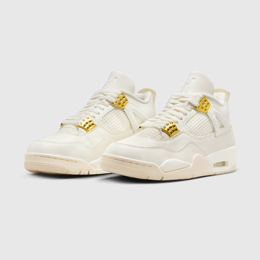 Jordan 4 Retro Metallic Gold (Women's)