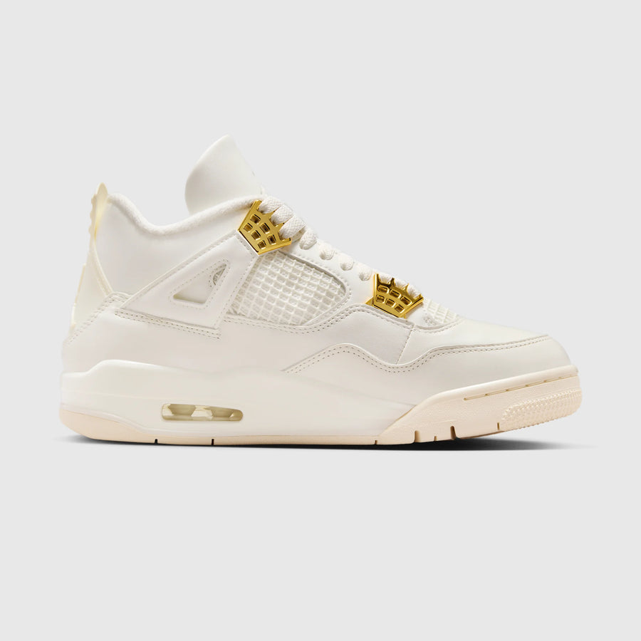 Jordan 4 Retro Metallic Gold (Women's)