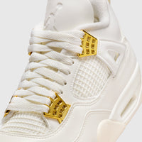 Jordan 4 Retro Metallic Gold (Women's)
