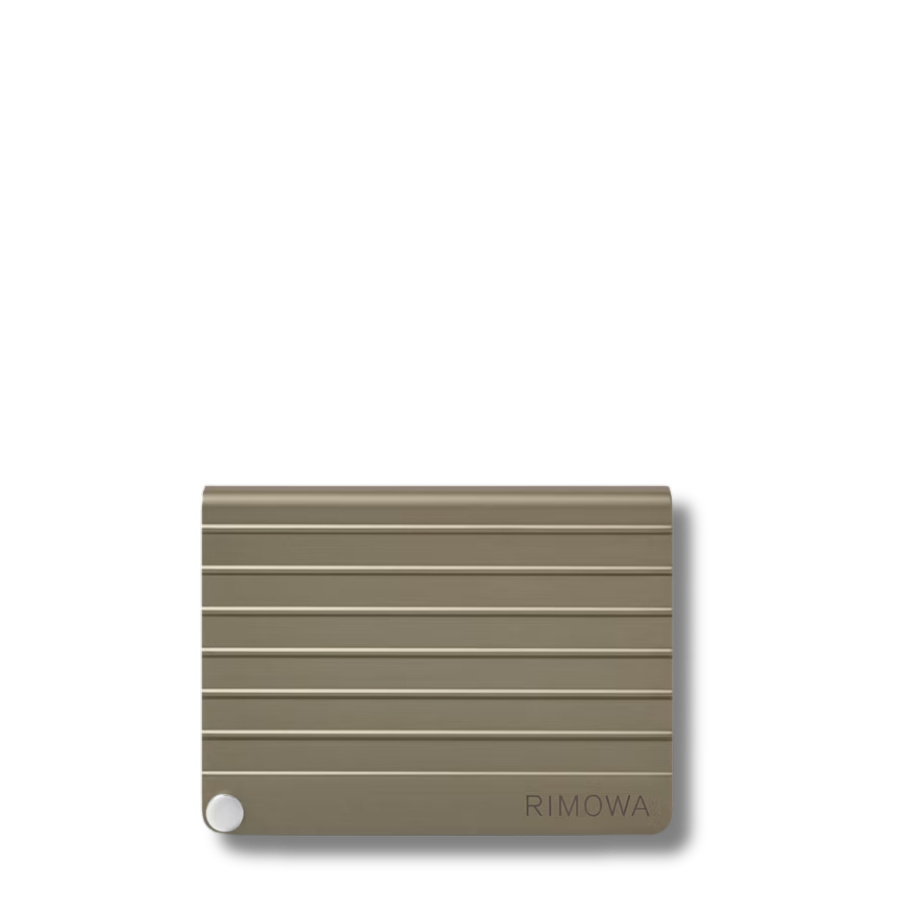 Rimowa Original Small Goods Aluminium Card Holder Titanium