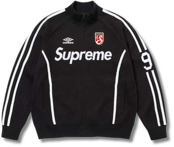 Supreme Umbro Zip Up Sweater Black