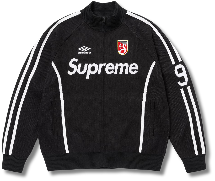 Supreme Umbro Zip Up Sweater Black